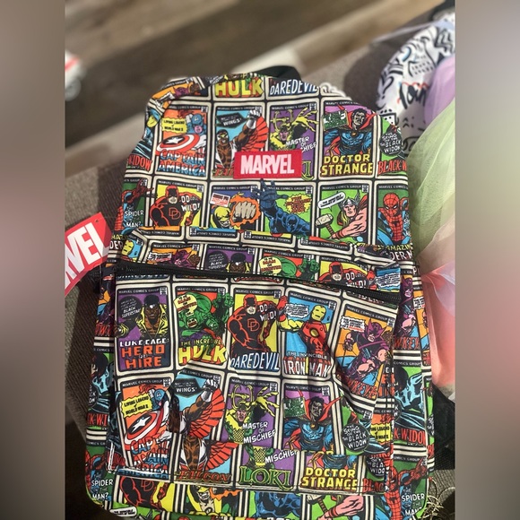 Marvel Multicolor Comic Backpack - Picture 3 of 3